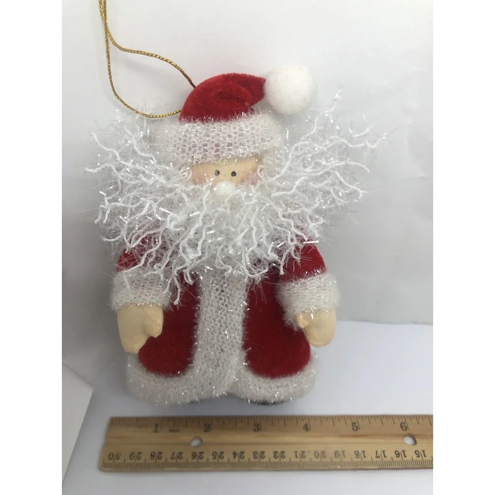 Plush Santa Claus Ornament 6